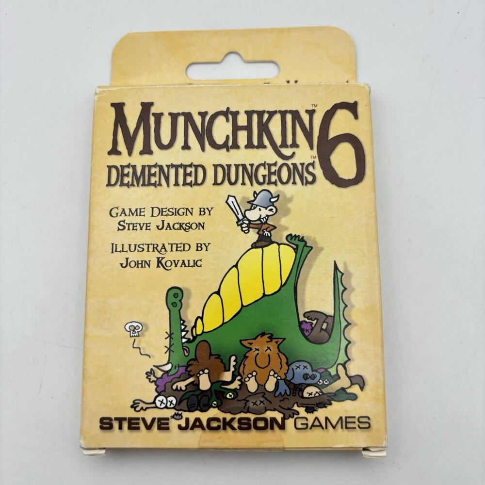 Munchkin 6: Demented Dungeons - Game Expansion Complete VG Condition